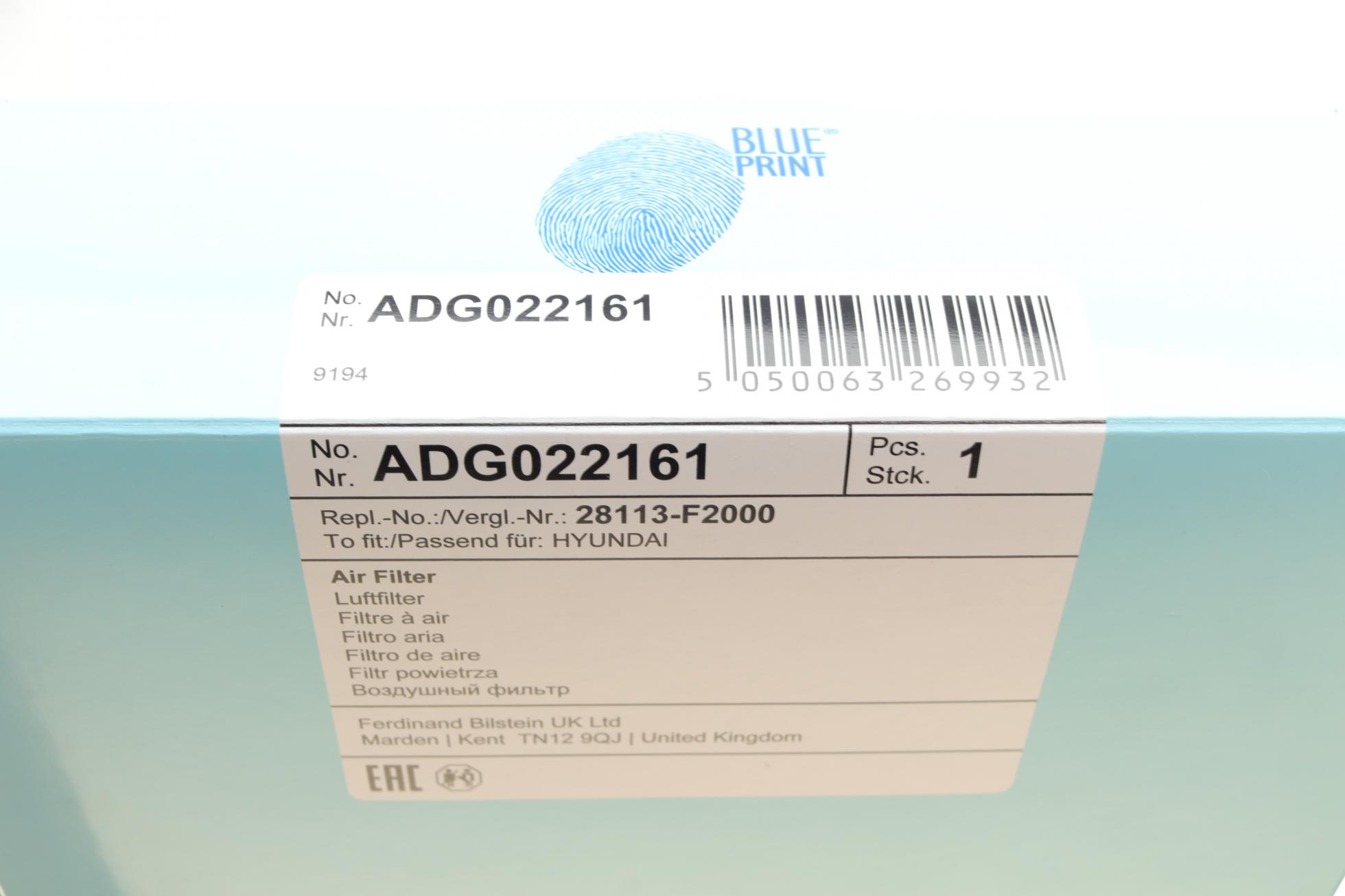 ADG022161 BLUE PRINT